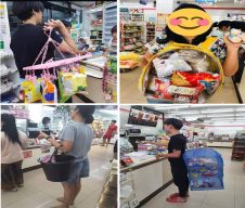 Cara Unik Warga Belanja Larangan Kantong Plastik