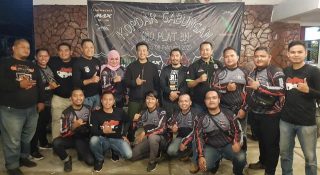 Kapolres Merangin, AKBP Mokhamad Lutfi bersama Indonesia Max Owners Jambi di Bangko, Merangin. 