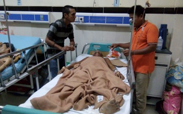 Sempat putus asa, Sunardi, putra pasien, mengucapkan banyak terima kasih pada pihak yang turut membantu perobatan sang ayah.