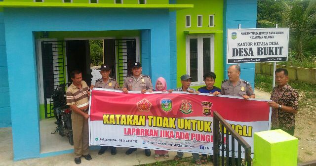 Pencegahan Pungutan liar, lewat Saber Pungli UPP Kabupaten Sarolangun, terus mendekati masyarakat. Tim bergerak, sisir kawasan desa.