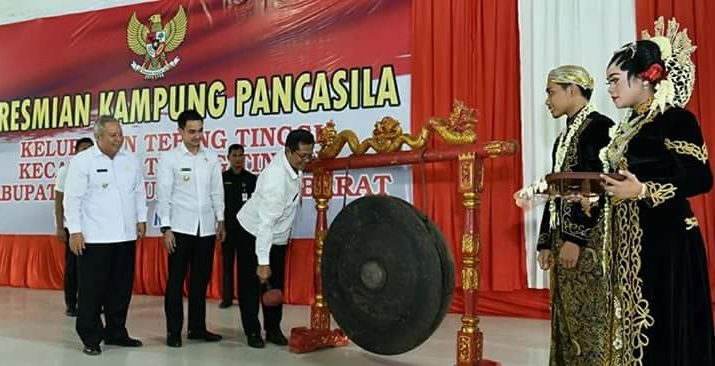 Jaga keutuhan bangsa tanpa memandang suku & agama, tujuan Kampung Pancasila. Resmikan Kampung Pancasila, Gubernur wanti medsos pemecah belah