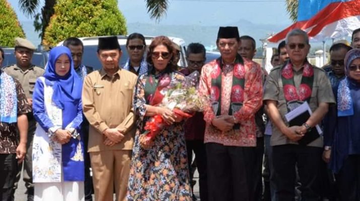 Dampingi Menteri Kelautan dan Perikanan, Susi Pudjiastuti ke Kerinci, Objek Wisata Sanggaran Agung, Senin (11/02/2019) Sekda sampaikan 3 hal