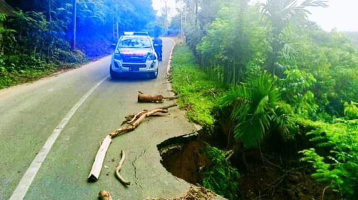 Hati-hati pemudik, Ini Titik Rawan Longsor di Merangin