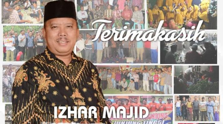 Terpilih menjadi wakil rakyat Sarolangun - Merangin, Izhar Majid diharapkan dapat memperjuangkan amanah warga khususnya Pamenang. Tokoh Pamenang, Abdul Salam, Jumat (16/08/2019) mendukung Izhar untuk berjuang di parlemen Jambi. Foto : Center Izhar Majid.