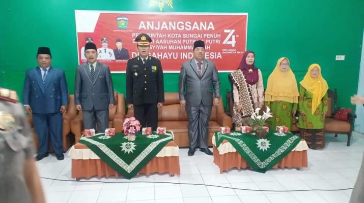Anjangsana Pemkot Sungai Penuh, Jumat (16/08/2019) mendatangi panti asuhan.
