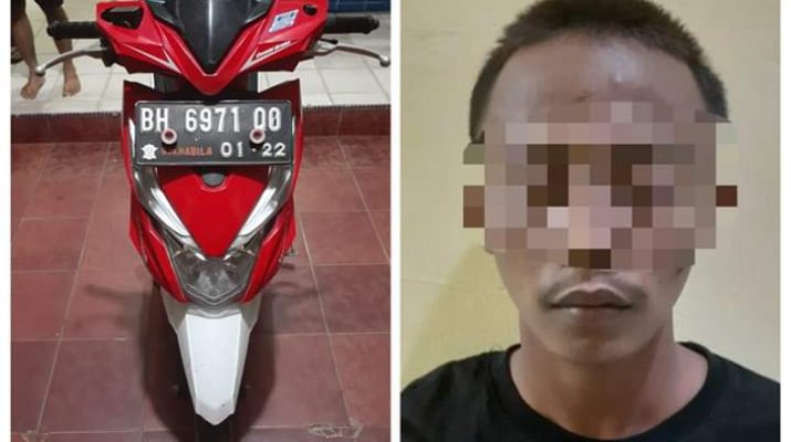 Dinamika Jambi Berita Jambi Kito - AM Alias BA jual motor curian di facebook, oknum Satpol PP ini pun ditangkap Polsek Pelawan Singkut