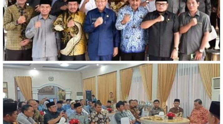 Bupati Ajak Dewan Menyatu Untuk Kemajuan Sarolangun saat Coffe Morning, Selasa (17/09/2019) pagi di Rumah Dinas Bupati