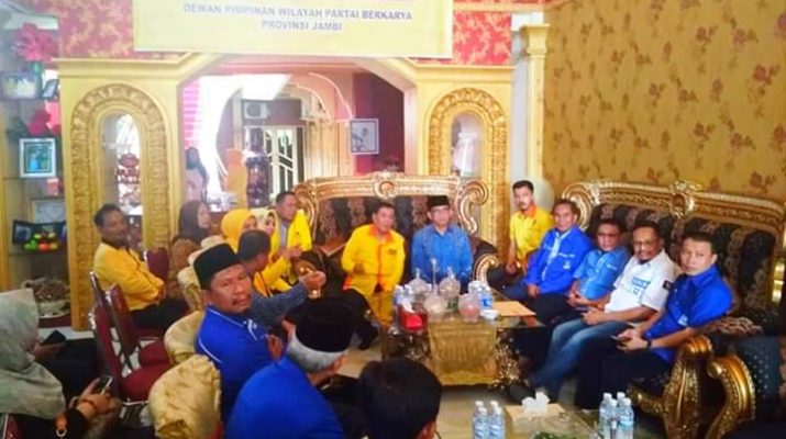 H Bakri dan tim sambangi Partai Berkarya.