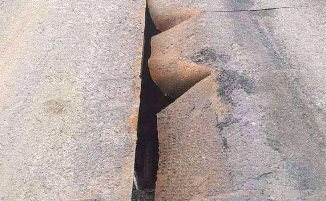 Jembatan Kecamatan Bram yang saat ini mengalami kerusakan. Perbaikan Jembatan Harmoko, akan segera di lakukan dengan Dana Swakelola.