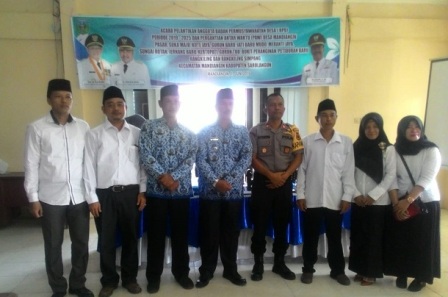 Melalui Camat Mandiangin, sebanyak 49 orang anggota BPD kecamatan mandiangin dilantik yang terdiri dari 13 desa diantaranya.