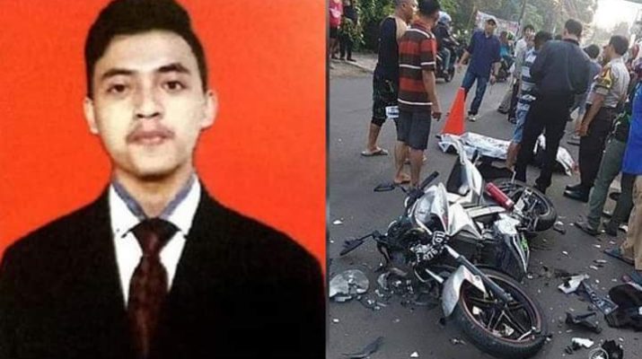 Nurul Faqih (22) meninggal dunia akibat kecelakaan. Mirisnya, Faqih tutup usia saat menuju kampus untuk wisuda. Kecelakaan lalu lintas yang dialami almarhum Faqih, terjadi pada pukul 05.00 WIB, Minggu (1/12/2019) di Jalan Taruma Negara 45, tepatnya di depan kantor Ben’s Radio, Ciputat, Tangerang Selatan