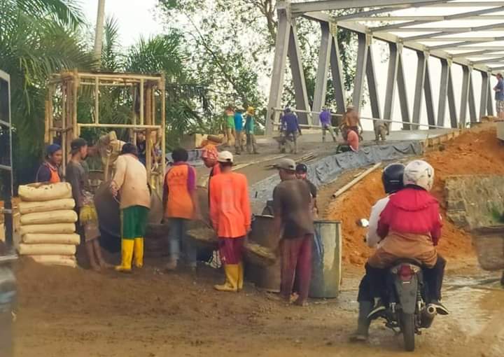Proyek PU Provinsi Tak Terurus, Jembatan 16 Milyar Di Tanjabbar Terbuang Sia-sia