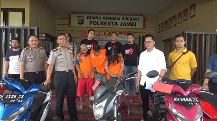 Suami Istri Pelaku Curanmor Di Tembak Polresta Jambi