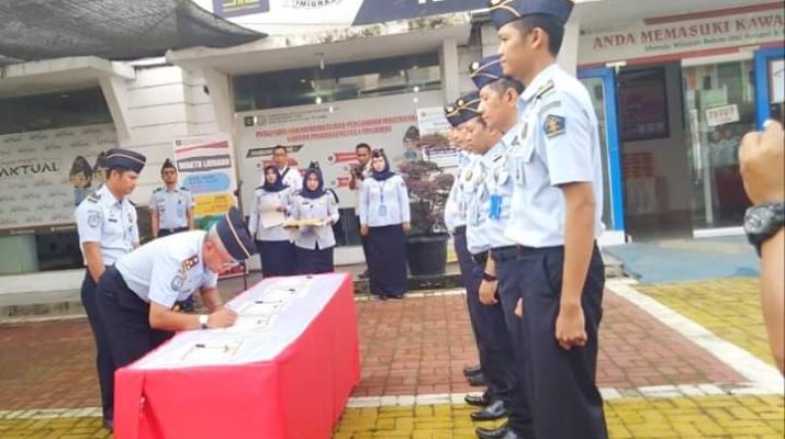 Imigrasi Jambi Deklarasikan Janji Kinerja Tahun 2020