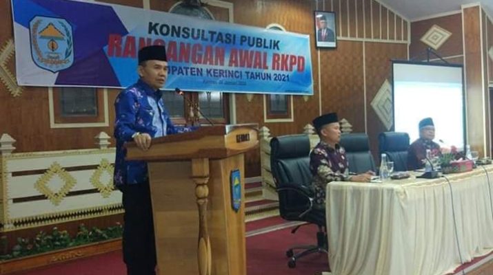 Bupati Buka Konsultasi Publik RKPD 2021