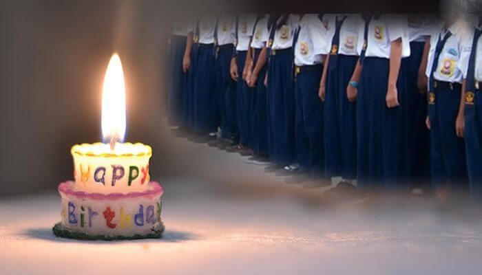 siswi smp keluar karena ucapkan selamat ulang tahun