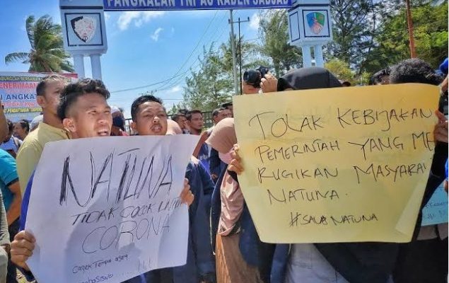 Warga Natuna Tolak WNI Dari Wuhan