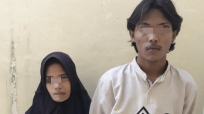 Sadis. Entah apa yang merasuki pasangan ini. Karena ditagih utang, nenek di Inhu, Riau dibunuh sepasang suami istri. Foto : Pasutri tersangka pembunuhan. Istimewa