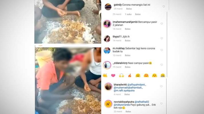 Makan Nasi Kari Kambing di Tanah, Tingkah 5 Pria Ini, Bikin Jijik Warganet