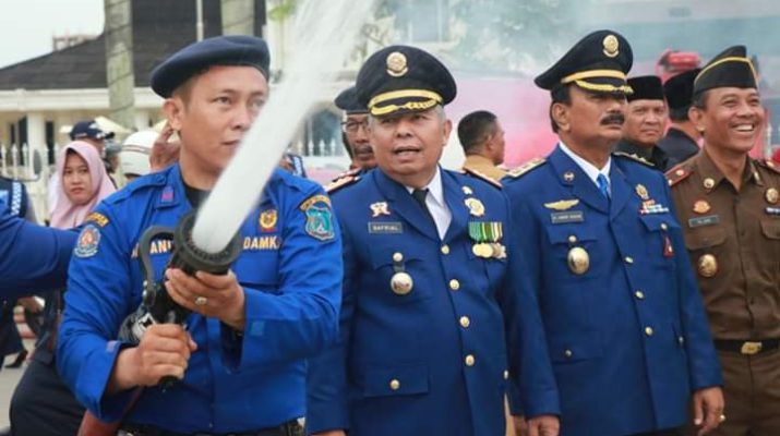 Upacara HUT Damkar, Bupati Sampaikan Ini