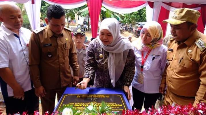 Resmikan Posyandu, Bupati Muaro Jambi Ingatkan Perusahaan Soal CSR