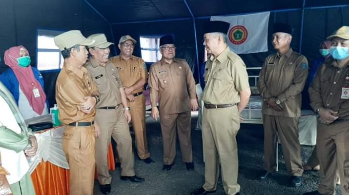 Bupati Kerinci Tinjau Lokasi Posko Donor Darah PPNI