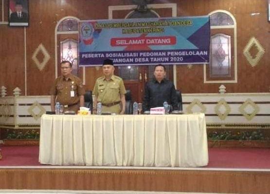 Bupati Buka Sosialisasi Pedoman Pengelolaan Dana Desa 