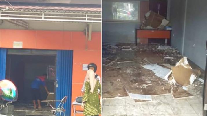 Satu Kelas UPT Universitas Jambi Terbakar