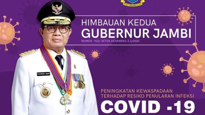Waspada Virus Corona, Gubernur Kembali Keluarkan Imbauan