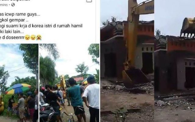Jadi TKI di Korea, Istri Hamil, Suami Hancurkan Rumah