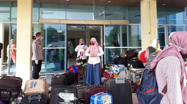 162 Santri Dari Jawa Timur Tiba di Tanjabbar