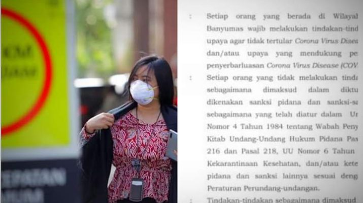 Tak Pakai Masker Didenda, Ini Seruan Bupati