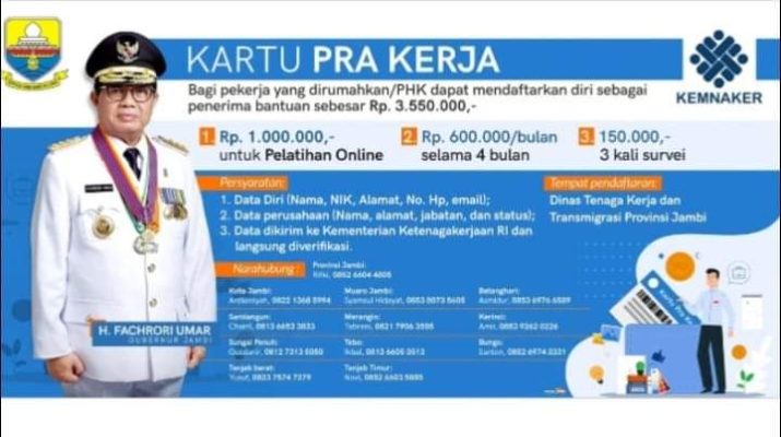 Di PHK ? Yuk Daftarkan Diri di Kartu Pra Kerja, Ada Bantuan Ini