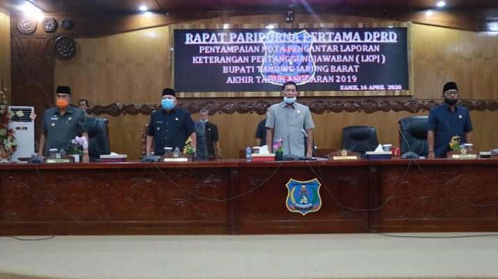 Paripurna Pertama, Dewan Dengarkan LKPJ Bupati