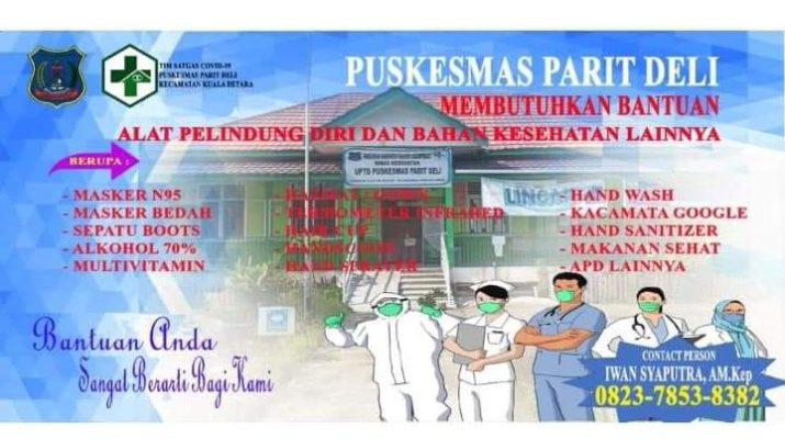 Puskesmas di Tanjabbar Kekurangan APD