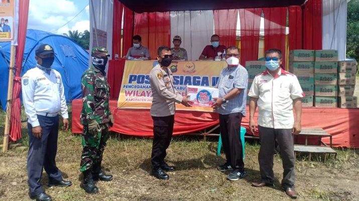 Dinamika Jambi Berita Jambi - Bantu Posko Covid-19 di Pamenang, Kabupaten Merangin, Izhar Majid : Ada Anggaran Tapi Lambat