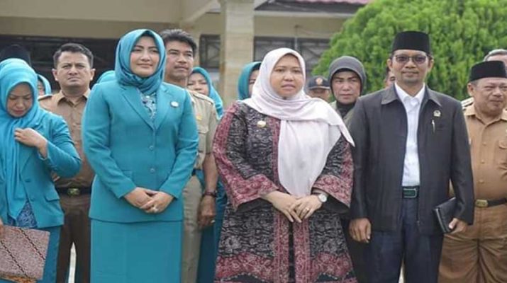 Usai dilakukan perombakan jajaran camat di Kabupaten Muarojambi, para ketua 6 PKK di  kecamatan ikut dilantik, Selasa (4/2/2020).