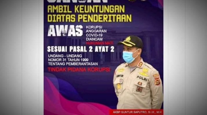 Selewengkan Dana Covid-19, Ini Sangsi Bagi Pelaku