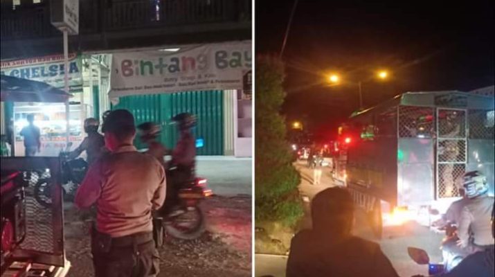 Breaking News!! Pasca Bertambahnya Pasien Positif, Polres Merangin Patroli Peringatan