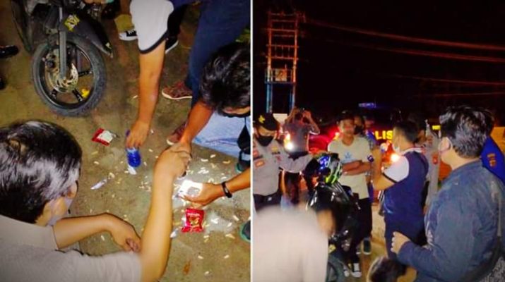 Kedapatan Miras dan Ngelem, Sejumlah Pemuda Diamankan Polisi