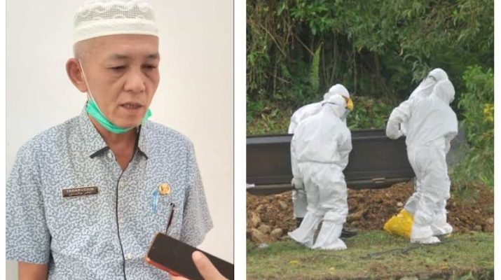 Pemkab Tanjabbar sediakan tempat sterilisasi bagi petugas pemakaman. Ini upaya pemkab dalam mengantisipasi petugas terjangkit virus.