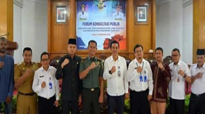 Sekda Kabupaten Muarojambi, M Fadhil Arief membuka forum konsultasi publik Rancangan Awal RKPD Kabupaten Tahun 2021, dan Musrenbang 2020