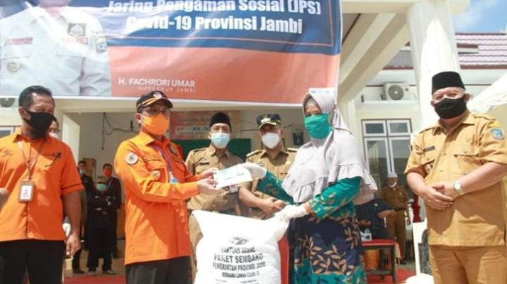 Tanjabbar Terima Bantuan JPS, Ini Ucapan Bupati