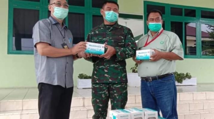 PT LPPPI Serahkan 5000 PCS Masker Melalui Dandim Tanjabbar
