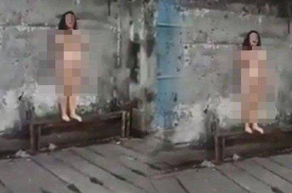 Heboh, Diduga Dokter Perempuan Telanjang Ngamuk dan Pukul Pedagang