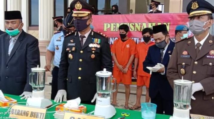 BB Narkoba Seberat 462,93 Gram Dimusnahkan