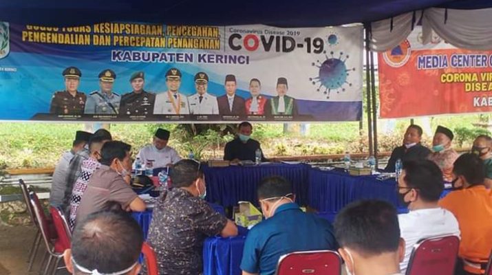 Zona Kuning, Pemkab Kerinci Akan Surati Gugus Tugas Provinsi 