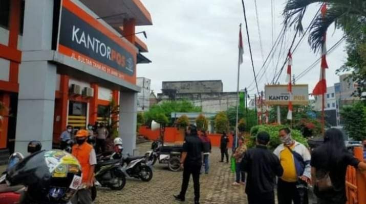 Distribu Bantuan BLT Covid-19 di Jambi Gagal, PT Pos : Kebijakan Kemensos