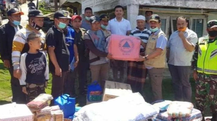 Angin Puting Beliung di Kerinci Rusak Rumah Warga, Sekda Beri Bantuan