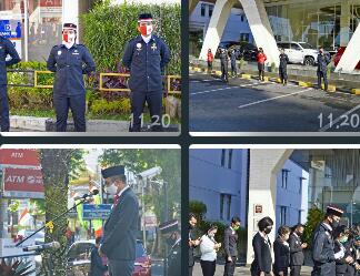 Rayakat HUT ke-75 RI, Swiss-Belhotel Jambi Gelar Upacara